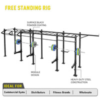 OKPRO Bodybuilding Custom Heavy Duty Commercial Steel Tube Cross Exercise Training Multi Function Gym Rig