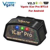Outil de diagnostic automobile Vgate ICar Pro Elm327 V2.3 OBD 2 OBD2 Bluetooth pour Android/iOS BT3.0 pour Android ODB2 Scanner automobile 2025