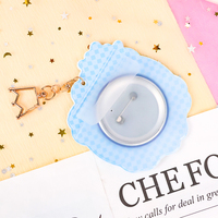 Étui de protection personnalisé en PVC imprimé pour sac de bonbons Buqi, pochette pour cartes, accessoires de beauté, pendentif étudiant, présentoir promotionnel pour entreprises