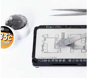 Ycs Dụng cụ hàn thiếc trồng bóng chuyên dụng 50g miếng dán hàn cho <span class=keywords><strong>BGA</strong></span> CPU <span class=keywords><strong>PCB</strong></span> điện thoại di động bo mạch chủ sửa chữa 138 150 199 183 - Product Image 2