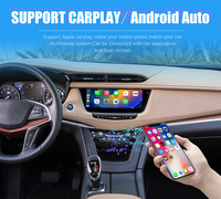 Écran tactile Android 10,25 pouces, GPS intégré, CarPlay sans fil, autoradio pour Cadillac XT5 XT6 2016-2023, garantie 1 an