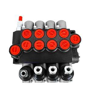 Vanne de commande directionnelle hydraulique multi-voies Hansen 5P40, vanne à 5 sections, vanne monobloc de pression, Shandong, 1 an de garantie - Product Image 5