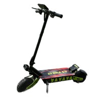 Scooter Eléctrico Todoterreno Plegable de 11 Pulgadas con Doble Rueda de Alta Velocidad, Scooter Eléctrico Portátil para el Transporte Diario, Reemplazo del Automóvil