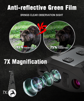 Télémètre laser binoculaire de sport et de chasse personnalisé 7x24, portée 4000m, étanche IP67, alarme de vibration, mode de balayage continu