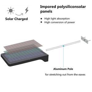 Front Door,Backyard,Steps,Garage,Garden Wireless Security <b>Motion</b> <b>Sensor</b> Outdoor <b>Lights</b> Solar WD-S801 30W Street <b>Light</b> Solar Gutt - Product Image 5