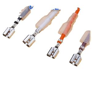 ขั้วต่อสายไฟฟ้าสำหรับงานวิทยาศาสตร์ยอดนิยม ขนาด 6.3 มม. แบบถอดเร็ว ชุบทองแดงดีบุก ความยาว 250 มม. สำหรับแบตเตอรี่รถยนต์ - Product Image 1