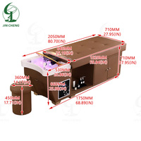 Lit de massage thaïlandais pour soins du visage et spa capillaire avec lampe, pour salon de coiffure Jincheng