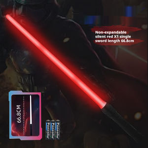 กระบี่แสงสีนีออนสดใสแบบคู่สีที่รวมกันไฟ LED สำหรับเด็กตลาดกลางคืนของเล่นไฮไลต์ไลท์ไลท์ไลท์ไลท์เซเบอร์ - Product Image 3