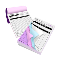 2 Ply Color Ncr Formulaire préimprimé Formulaire de facture de travail Formulaire de réception Livre de factures 8.5x11.4 inch Papier de factures 2Fly Copies autocopiantes