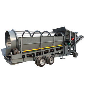 Çakıl ayırıcı ve toprak eleme ile mobil Trommel, çöl kumu için endüstriyel eleme makinesi - Product Image 5