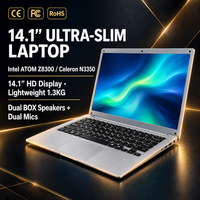 Laptop 14.1 Inci Intel Celeron N3350 1366x768 4GB SSD 512GB Ultra-tipis Sensor Hall Speaker Ganda Silver N3350 Paket BT