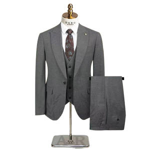 Traje de Hombre de 3 Piezas de Alta Calidad, Marca Daro, Estilo Casual de Negocios, Transpirable, Cuello en V, Bolsillo con Solapa, Corte Entallado - Product Image 4