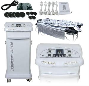 Appareil de pressothérapie vertical 8108 pour drainage lymphatique par pression d'air, avec combinaison enveloppante pour 24 poches d'air - Product Image 4