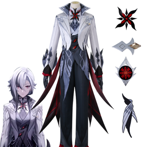 Costume de cosplay <span class=keywords><strong>Arlecchino</strong></span> le Traître, ensemble complet, uniforme Genshin Impact, tenue de fête d'Halloween et de carnaval - Product Image 4