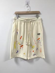 Men's Casual Loose Mid Waist <strong>Shorts</strong> with 100% Cotton Colorful Patchwork &amp; <strong>Rainbow</strong> Gradient Drawstring Quick Dry - Product Image 6