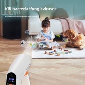 Pistolet pulvérisateur portatif nano à lumière bleue pour la désinfection et l'élimination des acariens, usage domestique, élimination des odeurs d'animaux, désodorisation, lutte contre les insectes - Product Image 2