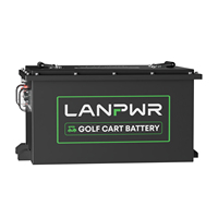Chargeur rapide pour batterie de chariot de golf à semi-conducteurs 51,2 V 105 Ah pour équipement électrique de chariot de golf, stockage solaire domestique, entrepôt UE/US