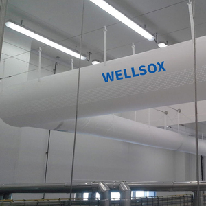 Système de distribution d'air en tissu lavable, conduits en tissu HVAC, conducteurs et diffuseurs d'air, fibres synthétiques - Product Image 2