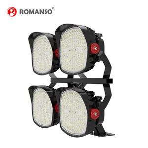 ROMANSO-luz Led para deportes, lámpara de inundación de 10KV, contra sobretensiones, 1200W, ETL, 500 vatios