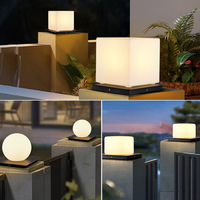 Nouvelle Lampe Colonne Extérieure IP65 Étanche en Acier Inoxydable pour Villa, Cour, Portail, Piliers – Lumière Décorative Paysagère Type Lampe Lune