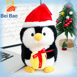 <span class=keywords><strong>Peluche</strong></span> de pingouin de Noël personnalisée en <span class=keywords><strong>peluche</strong></span> douce unisexe de 25/35/45 cm, <span class=keywords><strong>peluche</strong></span> super douce en coton PP, maille anti-stress, peluches personnalisées - Product Image 6