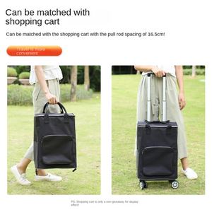 Bolsa de Compras para Exteriores con Capacidad de 40L, con Aislamiento Térmico y Hielo para Entrega de Comida a Domicilio, Refrigeración para Llevar, Bolsa Extraíble - Product Image 4
