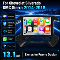 Hersteller 13,1 Zoll Android Radio für Chevrolet Silverado GMC Sierra 2014-2018 Exklusives Rahmendesign Navigation GPS Stereo DSP