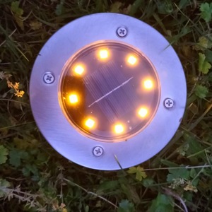 Ngoài trời năng lượng mặt trời đèn ngoài trời 8LED 3 chế độ làm việc không dây IP65 không thấm nước năng lượng mặt trời an ninh tường ánh sáng lạnh trắng - Product Image 5