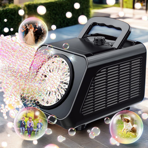 Xách tay PP nhựa mùa hè đồ chơi nước tự động Bong Bóng nhà sản xuất với B/O ánh sáng lên Súng Bong Bóng cho trẻ em 'ngoài trời và trong nhà bên - Product Image 4