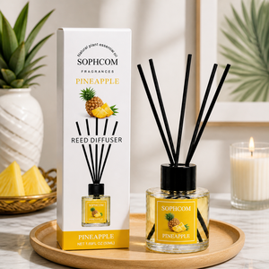 Factory Wholesale 50ml Clear Glass Reed <strong>Diffuser</strong> Set Rattan Stick Home Fragrance Hotel Spa Private Label Custom Logo Aroma - Product Image 6