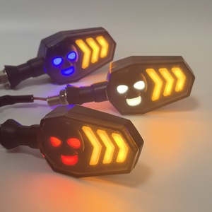 Luz de señal de giro para motocicleta con diseño de calavera, 12V, LED universal, material ABS, para actualización y reequipamiento - Product Image 2