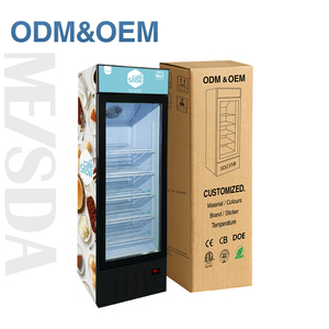 Congélateur vertical à porte vitrée Meisda SD235B 235L pour restaurants et hôtels - Product Image 1