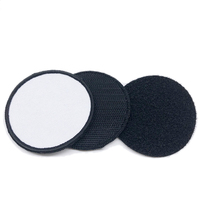 Écusson de sublimation vierge Écussons d'impression par sublimation personnalisés Écussons vierges de logo à repasser sur transfert de chaleur pour sublimation