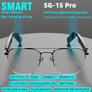 2026 SG-15 Pro Lightweight Sunglasses Smart Touch Audio Music BT5.4 Anti-blue Light SG15 Pro Smart Glasses for Men Women - Product Image 4