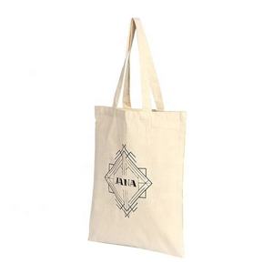 Sac fourre-tout en toile 100% coton imprimé de taille standard avec logo personnalisé - Product Image 2