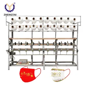 Zhengtai High Speed Mask Elastic Earloop Rope Making Machine Elastic Band Mask Earloop Making Machine Equipment