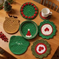 Bouquet de fleurs au crochet fait main - Décoration moderne pour la maison, fleurs artificielles pour mariage, Saint-Valentin, Noël