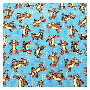 Hot Sell Vibrant <strong>Tigger</strong> Cartoon Custom Digital Printing Soft Cotton Jersey <strong>Fabric</strong> 95 Cotton 5 Spandex <strong>Fabric</strong> for Clothes - Product Image 6
