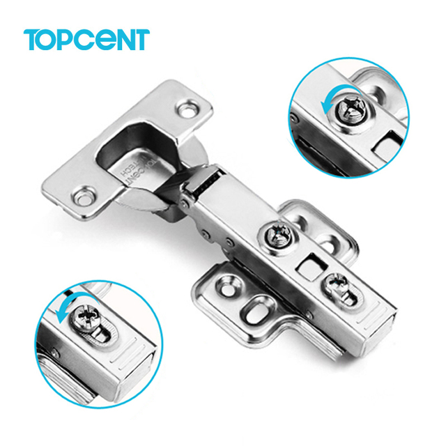 Topcent Factory Direct Sales Kitchen Furniture Cupboard Hinge Cabinet Hardware German Standard Steel Soft Close Cabinet Hinges