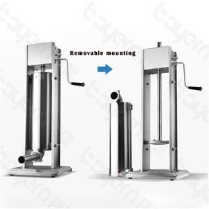 3l 5l 10l 15l Commercial Manual Vertical <strong>Sausage</strong> Stuffer Making Salami <strong>Sausage</strong> Filler <strong>Maker</strong> <strong>Sausage</strong> Vacuum Filling <strong>Machine</strong> - Product Image 3