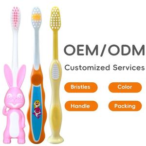 Juego <span class=keywords><strong>de</strong></span> cepillos <span class=keywords><strong>de</strong></span> dientes <span class=keywords><strong>de</strong></span> lujo para niños con juguetes atractivos Cerdas <span class=keywords><strong>de</strong></span> nailon Mango <span class=keywords><strong>de</strong></span> plástico Animal impreso para niños - Product Image 5