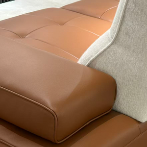 VONLIVA Divano di Lusso Moderno in Ecopelle e Ciniglia, Set di Divani per Soggiorno, <span class=keywords><strong>Design</strong></span> d'Interni Moderno - Product Image 4