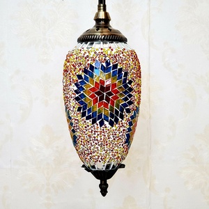 Lampade turche fatte a mano marocchine con paralume in vetro colorato lampada a sospensione a mosaico <span class=keywords><strong>tiffany</strong></span> - Product Image 6