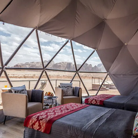 Tenda Kubah Geodesik Transparan untuk Hotel Glamping Mewah, Resor, dan Perkemahan
