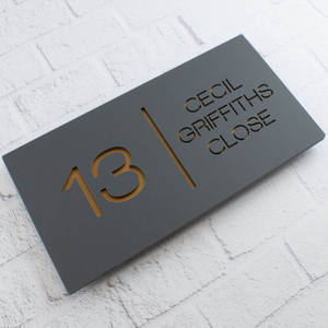 Plaque de numéro de maison personnalisée avec éclairage LED, panneau mural pour porte, plaque d'adresse pour appartement, villa, maison, hôtel - Product Image 6
