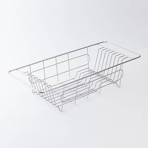 Rustproof Stainless Steel Tableware Drain <b>Rack</b> Practical Storage Holder For Kitchen Tableware - Product Image 1