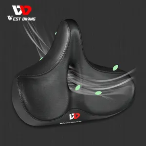 WEST BIKING New Hot Selling Bike Cycling Saddle Thicken Widen MTB Saddles Bike Soft Comfortable Cycling Seat Bicycle Saddle