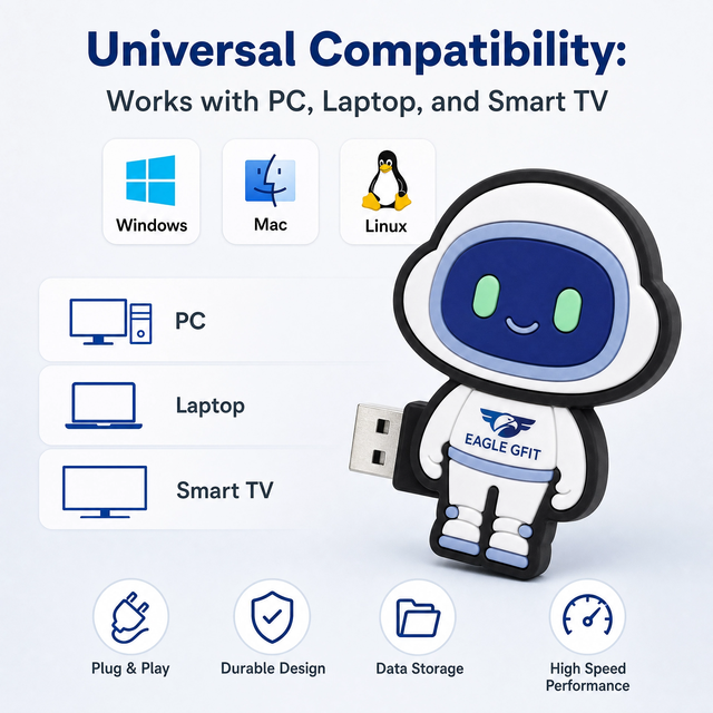 Custom Logo 3D Aluminum Toy Shape USB Flash Drive USB 3.0 Encrypted Ducky Pendrive 4GB 8GB With 1-Year Warranty