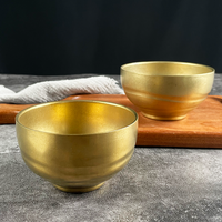Bol à riz en acier inoxydable double de style coréen 304, couleur vintage, bol créatif pour la maison, bol à soupe et à kimchi