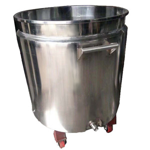 Tanque Mezclador de Pintura de Acero Inoxidable 450*450*1.2mm SUS304, Equipo de Recubrimiento Móvil con Dispersor y Almacenamiento de Flujo - Product Image 3